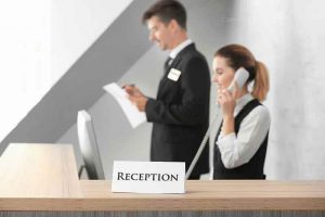 receptionist job description